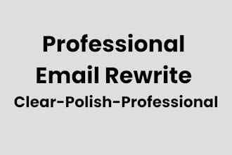 rewrite your email to sound clear and professional