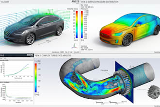 do cfd simulation analysis using ansys fluent, cfx, starccm