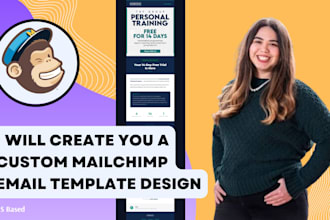 create a custom mailchimp email template design