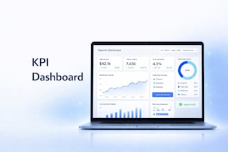 create a KPI dashboard for your business reports