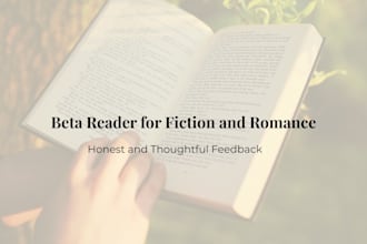 beta reader with honest feedback
