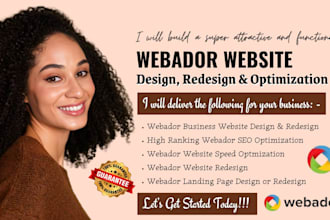 edit webador website redesign webador website design webador redesign webador