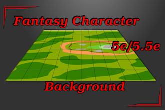 write a custom character background for you