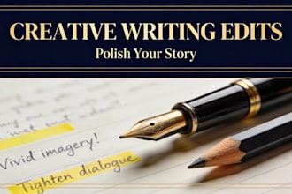 edit your fiction or fantasy manuscript for clarity and flow
