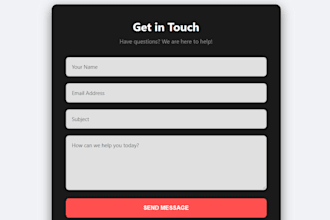 functional contact forms for your website