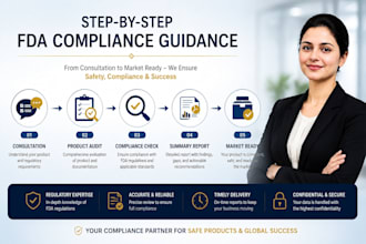 provide professional fda registration and compliance for food products