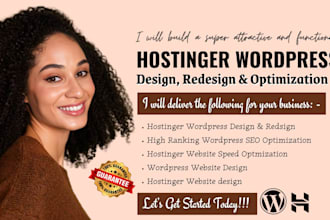 hostinger website design hostinger wordpress design hostinger website redesign