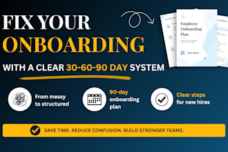fix your messy onboarding with a clear 90 day system