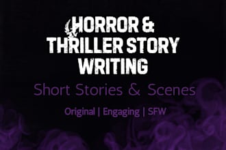 write a captivating horror or thriller short story or scene
