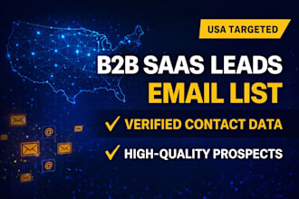 build targeted b2b saas leads list in USA