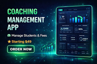 build an ai powered coaching center management web app