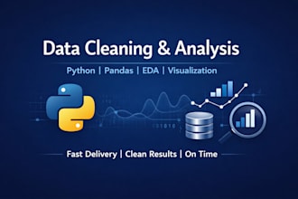 clean and analyze your data using python and pandas