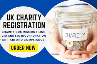 make application for your UK charity organization