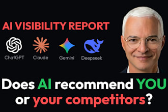 show you if chatgpt etc recommend you or your competitors, ai SEO visibility