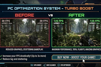 optimize your PC for maximum fps and fix gaming lag