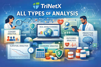 do clinical research analysis using trinetx