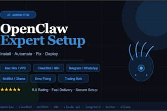 install, setup, and automate openclaw ai agent on mac mini, vps, or cloud