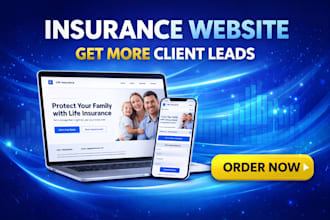 design life insurance website insurance agent website lead generation website
