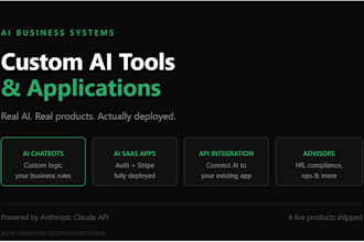 build a custom ai powered tool or chatbot for your business