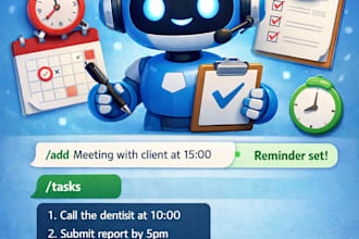 develop custom telegram bot automation