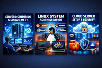 professionally manage and troubleshoot linux servers, lvm, dns, and web s