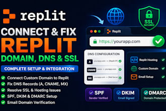 integrate replit app domain replit ssl dns resolve replit site domain fix
