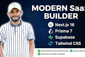 build modern saas using nextjs prisma and supabase
