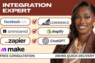 build facebook ads omnisend bigcommerce shopify payments pipeline zapier chatgpt