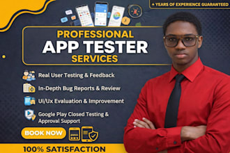 app tester google play console closed 20 or 12 QA tester mobile app andriod ios