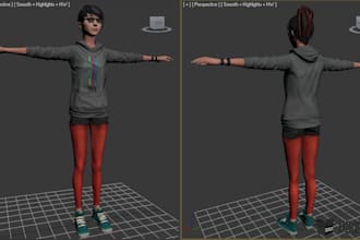 rig 3d clothing metahuman character, in cl3d, 3d garment for second life outfit