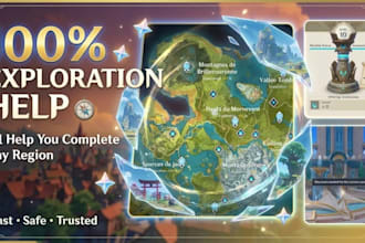 help you with 100 exploration in genshin impact