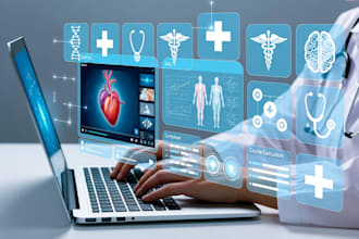 create structured online course training course content for medical students