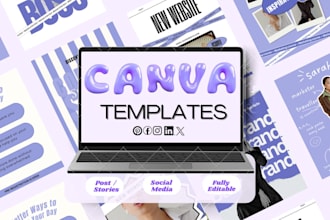 design canva templates for instagram feed and social media