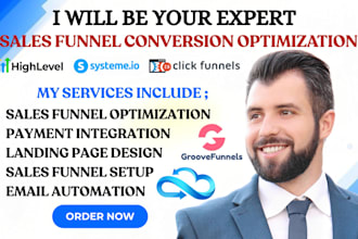 sales funnel optimization conversion rate optimization cro landing page sales pa