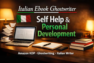 ghostwrite an italian self help or personal development ebook
