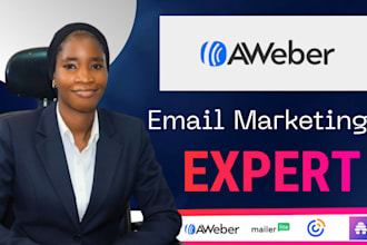 email marketing funnels automation campaign with aweber mailerlite beehiv ghl va