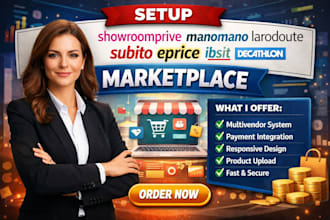 setup showroomprive manomano larodoute subito eprice ibsit decathlon marketplace