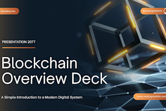design web3 pitch deck blockchain nft dao metaverse crypto investor deck