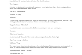 write immersive cinematic story openings and book ideas