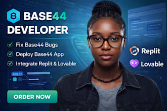 base44 expert base44 bug fixing base44 app deployment base44 app web app base44