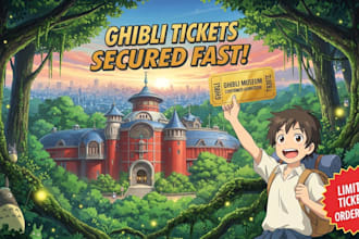 secure ghibli ticket reservation tokyo japan ghibli museum studio ghibli fans