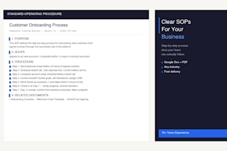 write sops and process documentation your team will actually follow