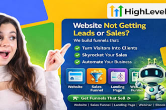 ghl sales funnel ghl website ghl landingpage ghl webinar funnel ghl ebook funnel