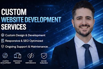 provide custom website development services
