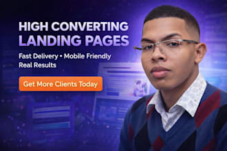 high converting landing page design services