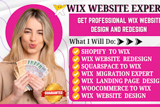 migrate wix website wordpress to shopify woocommerce to wix website redesign