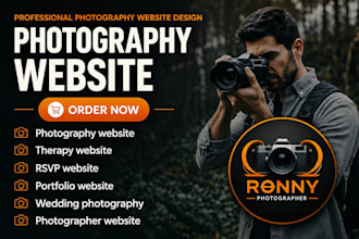 design a photography website with pixieset, showit, therapy website, rsvp, wix