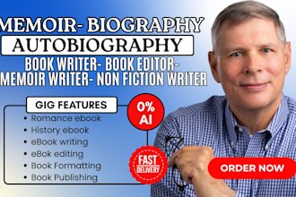 ghostwrite fiction and nonfiction book as ghostwriter, ebook ghostwriter