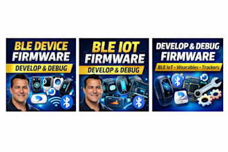 develop and debug ble based iot devices, wearables and trackers firmware