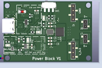 design usb c power input pcb for 5v 9v 12v 15v and 20v embedded electronics